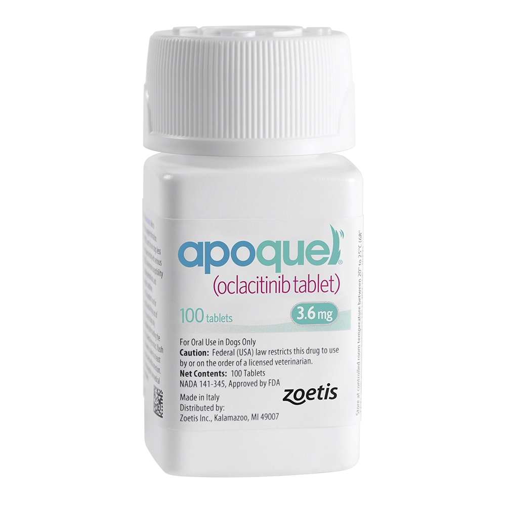 Apoquel (Oclacitinib) ORIGINAL 3.6mg Tablet SINGLE tablet- Prescription Required