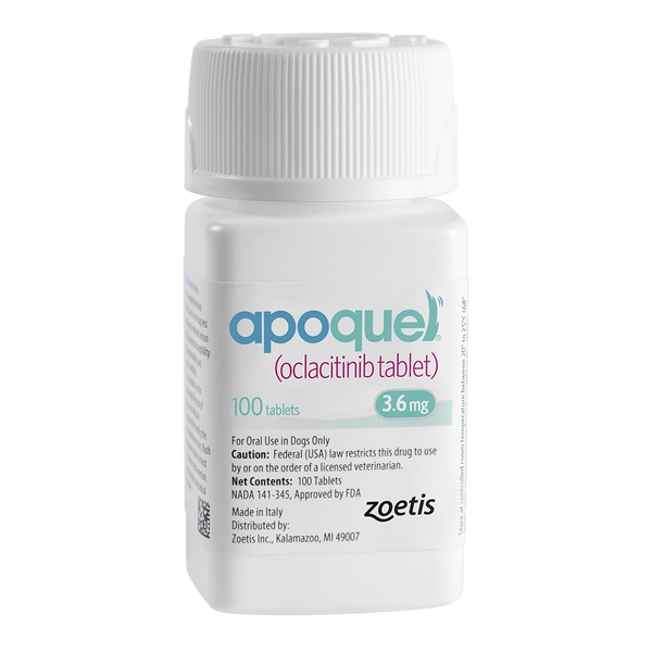 Apoquel (Oclacitinib) 3.6mg Tablet 100 Tablets