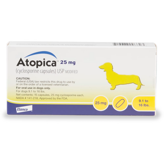 Atopica 25mg Capsules 30 Pack- Prescription Required – PillDrop