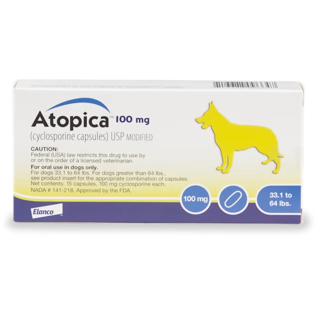 Atopica 100mg Capsules 15 Pack