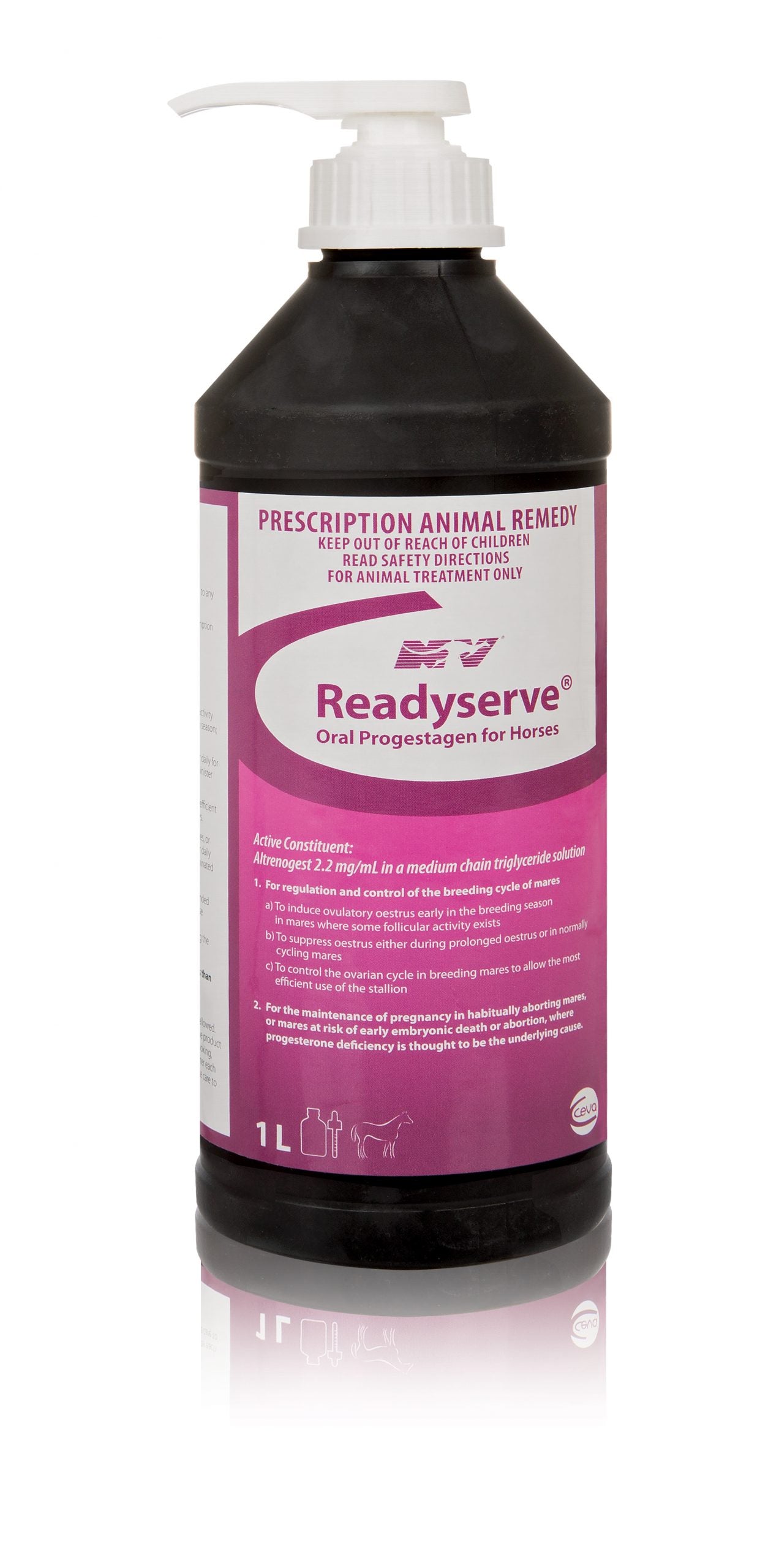 Readyserve Oral Progestagen For Horses 1L- Prescription Required