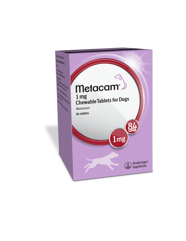 Metacam 1mg Chewable Tablets for Dogs 84 Tablets