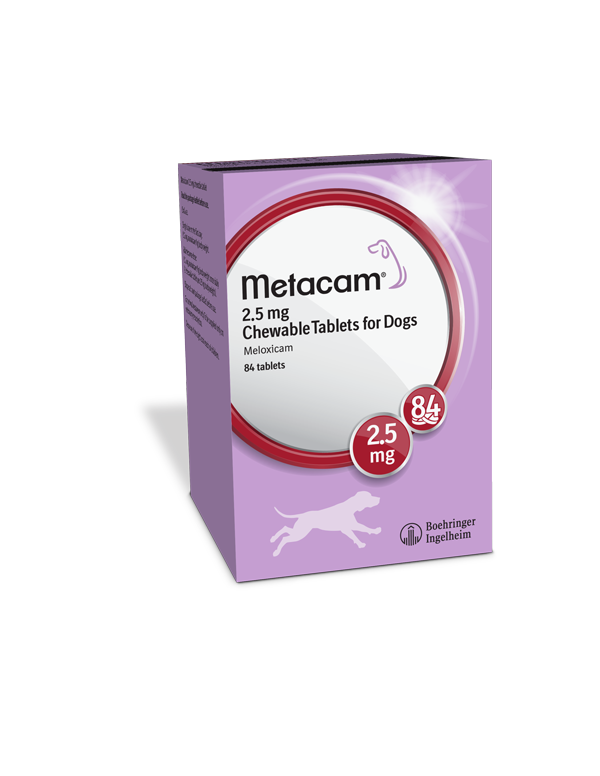 Metacam 2.5mg Chewable Tablets for Dogs 84 Tablets