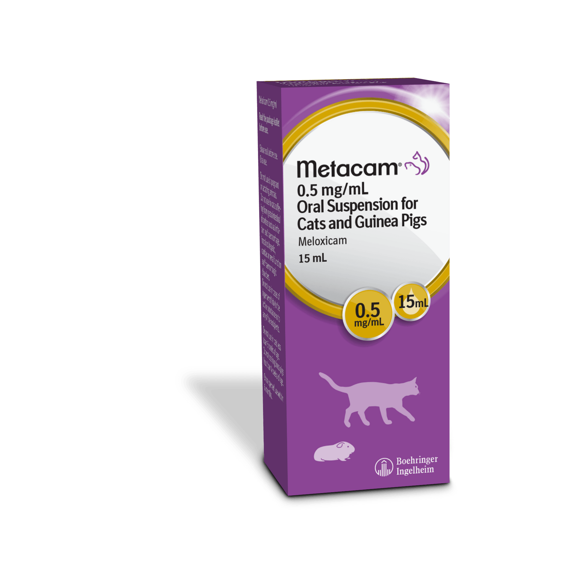 Metacam 0.5mg/mL Oral Suspension for Cats and Guinea Pigs 15ml