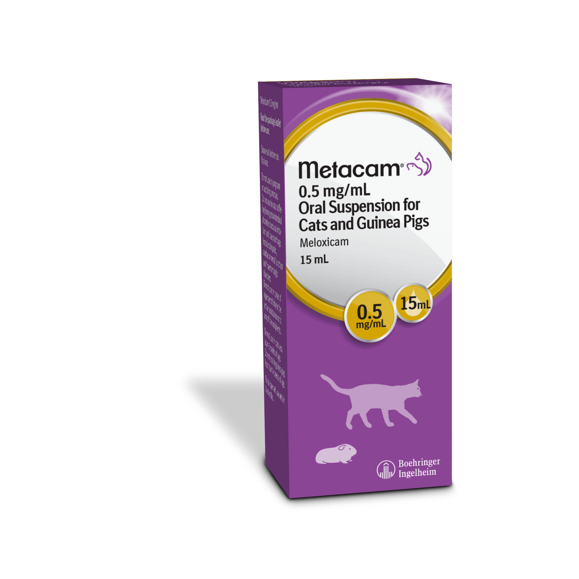 Metacam 0.5mg/mL Oral Suspension for Cats and Guinea Pigs 15ml- Prescription Required