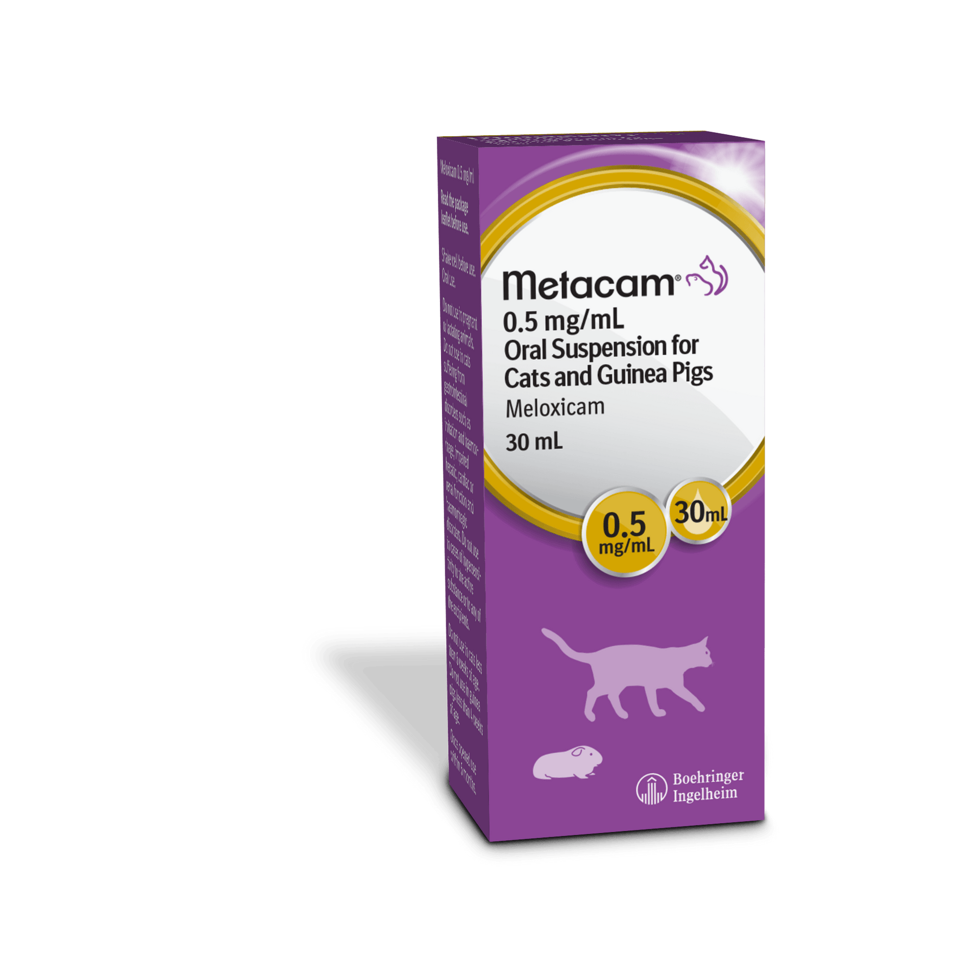 Metacam 0.5mg/mL Oral Suspension for Cats and Guinea Pigs 30ml- Prescription Required