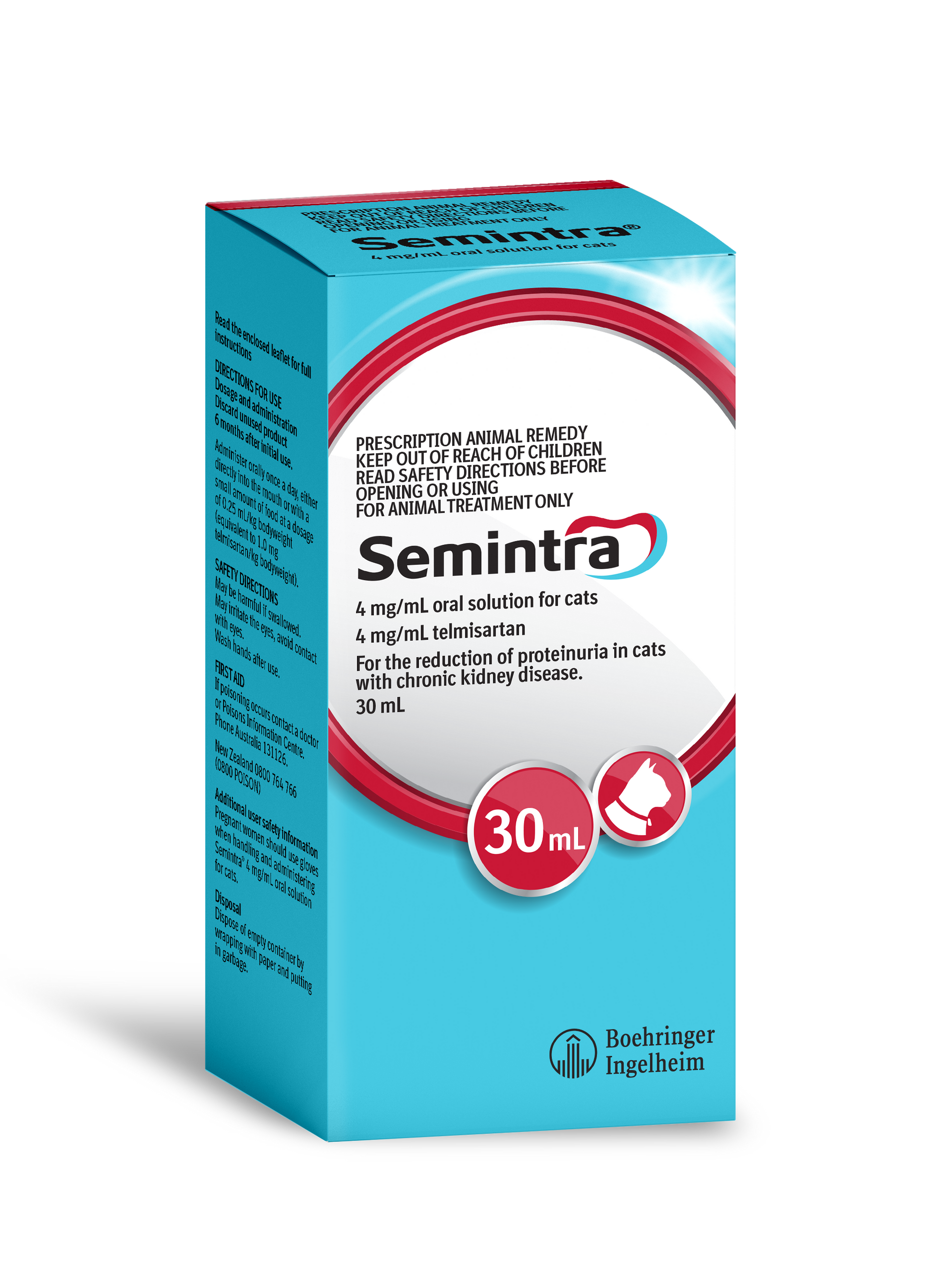 Semintra 4 mg/ml Oral Solution for Cats 30ml