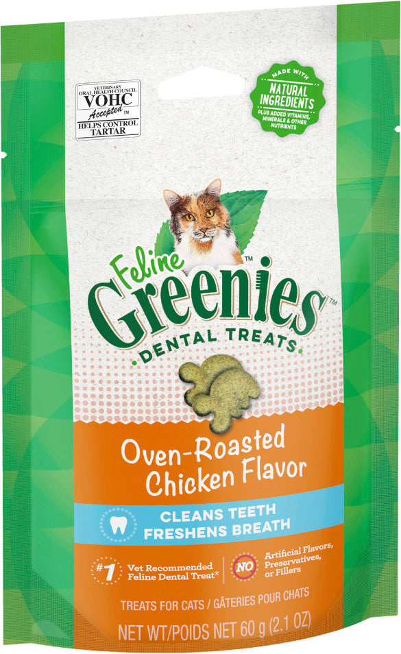 GREENIES CAT ROAST CHICKEN 60G