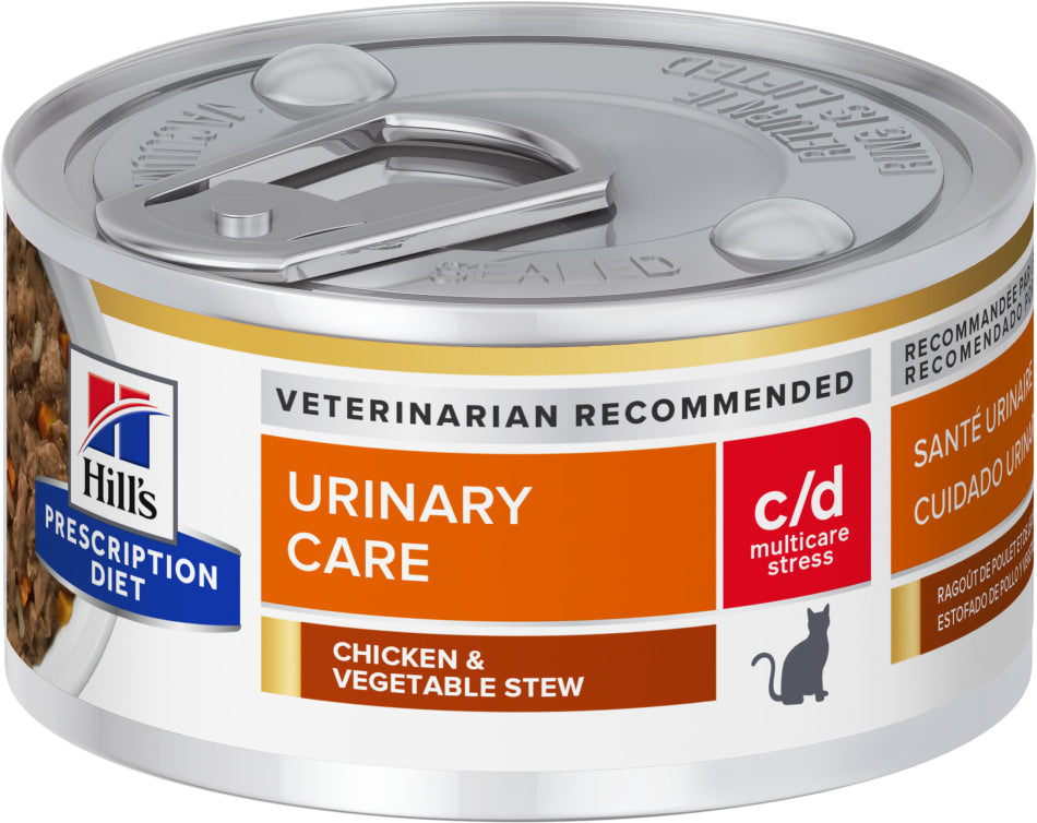 Hills PD Cat c/d Urinary Mltc Stress 82g Can