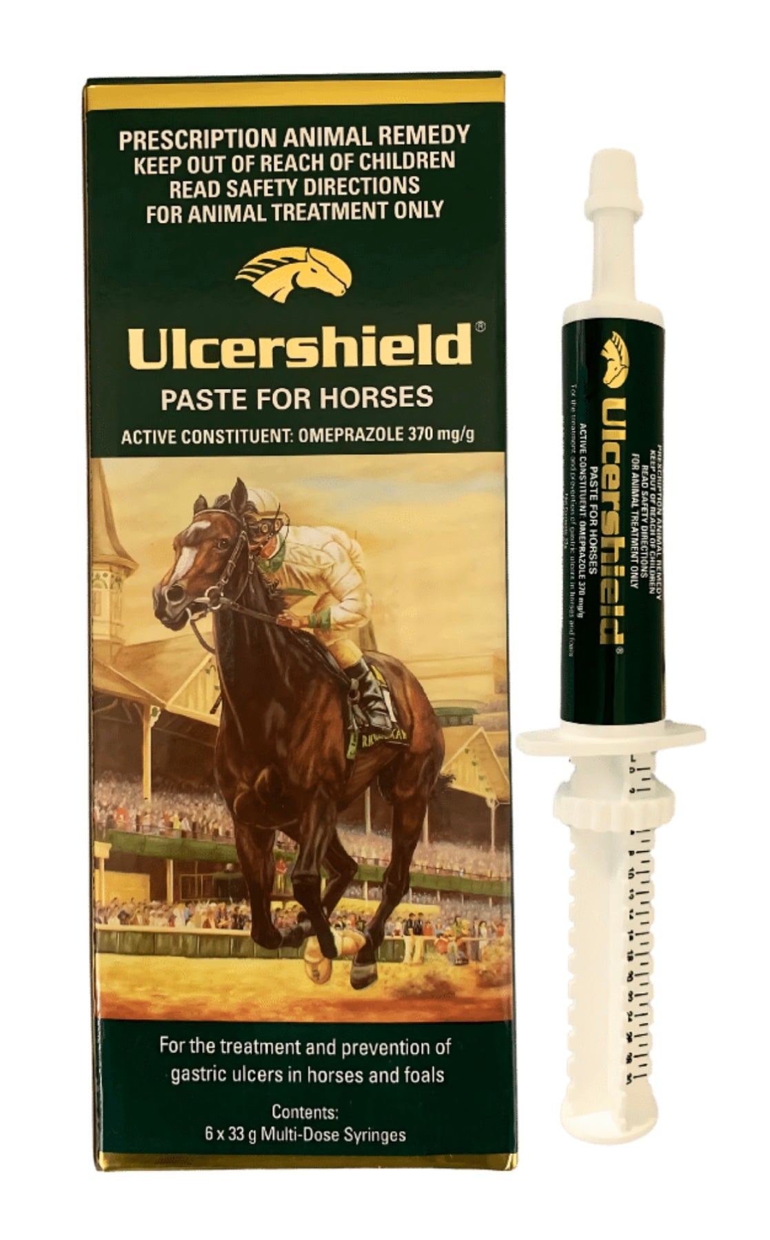 Ulcershield Paste for Horses 33g x 6 - Prescription Required