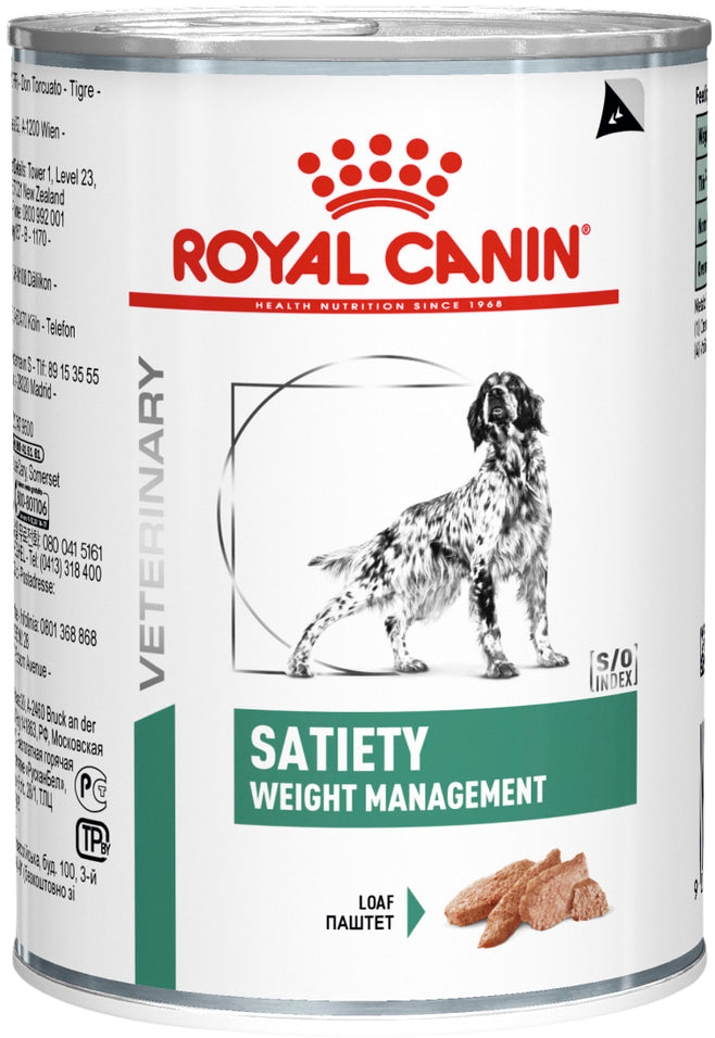 Royal canin vet dog satiety weight manage 410g can