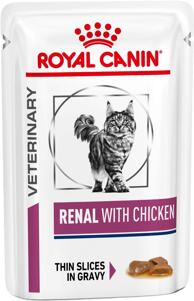 Royal Canin VD Renal Feline Chicken 85g x 12 Pch