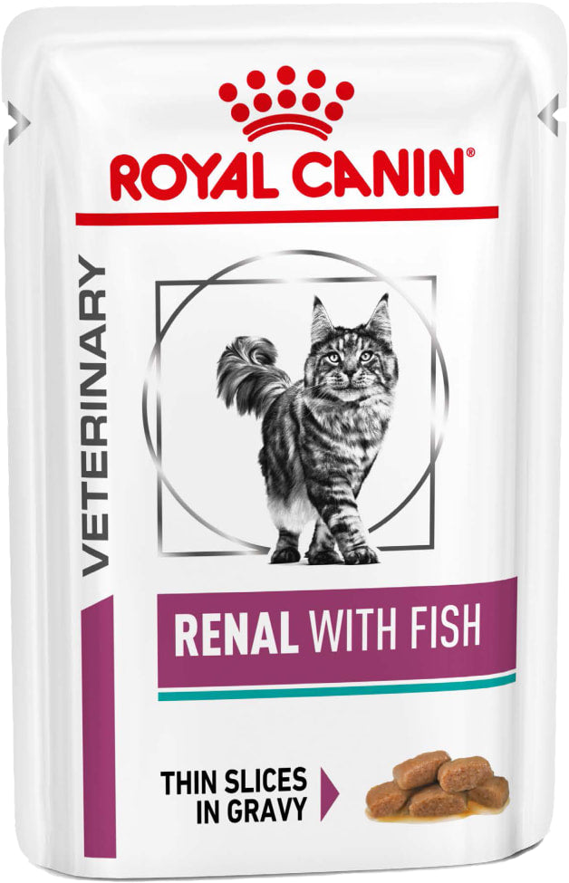 Royal Canin VD Renal Feline Fish 85g x 12 Pouches