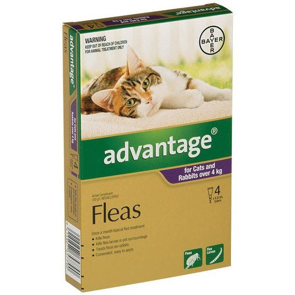 Advantage Large Cats >4kg 4-Pack