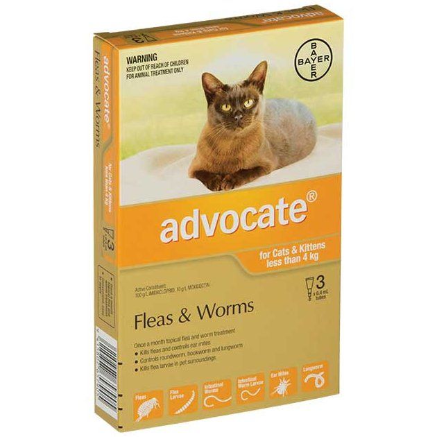 ADVOCATE Kittens/Small Cats <4kg 3-Pack