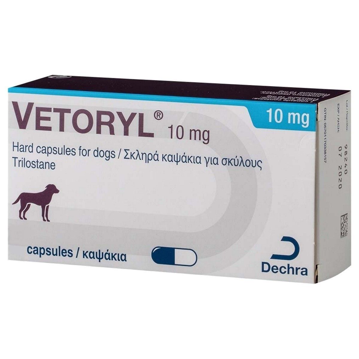 Vetoryl 10mg 30 Capsules - Prescription Required