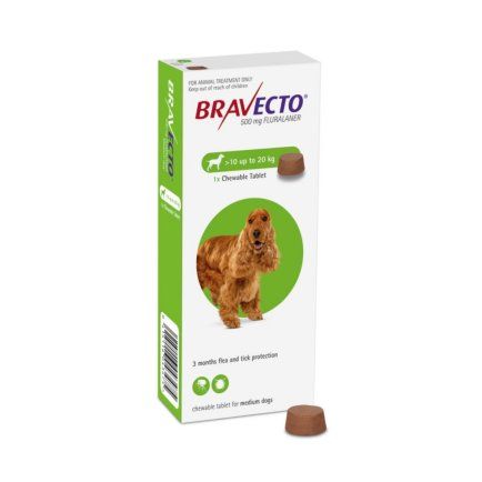 Bravecto for Medium Dog Flea Treatment 10-20kg Chew