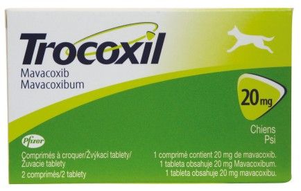 Trocoxil Chewable Tablets for Dogs 20mg 2 tablets