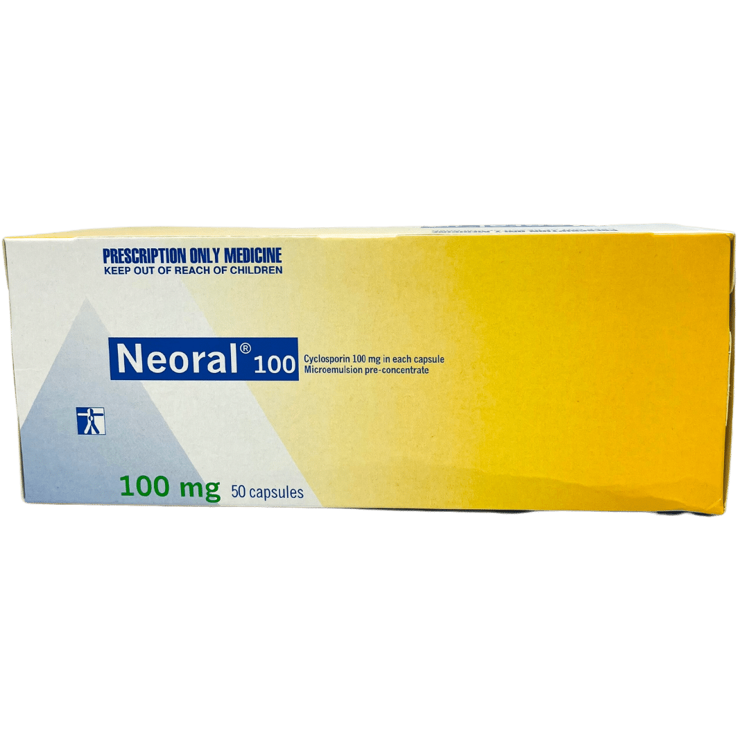 Neoral ( Cyclosporin 100mg ) Capsules  ( Single Capsule) Prescription only