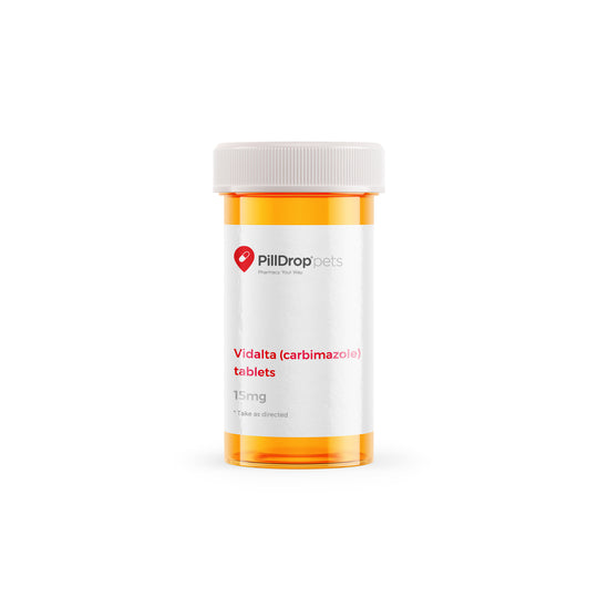 Cidal Inta Vidalta (carbimazole) tablets, 15mg - PillDropPets – PillDrop Pets